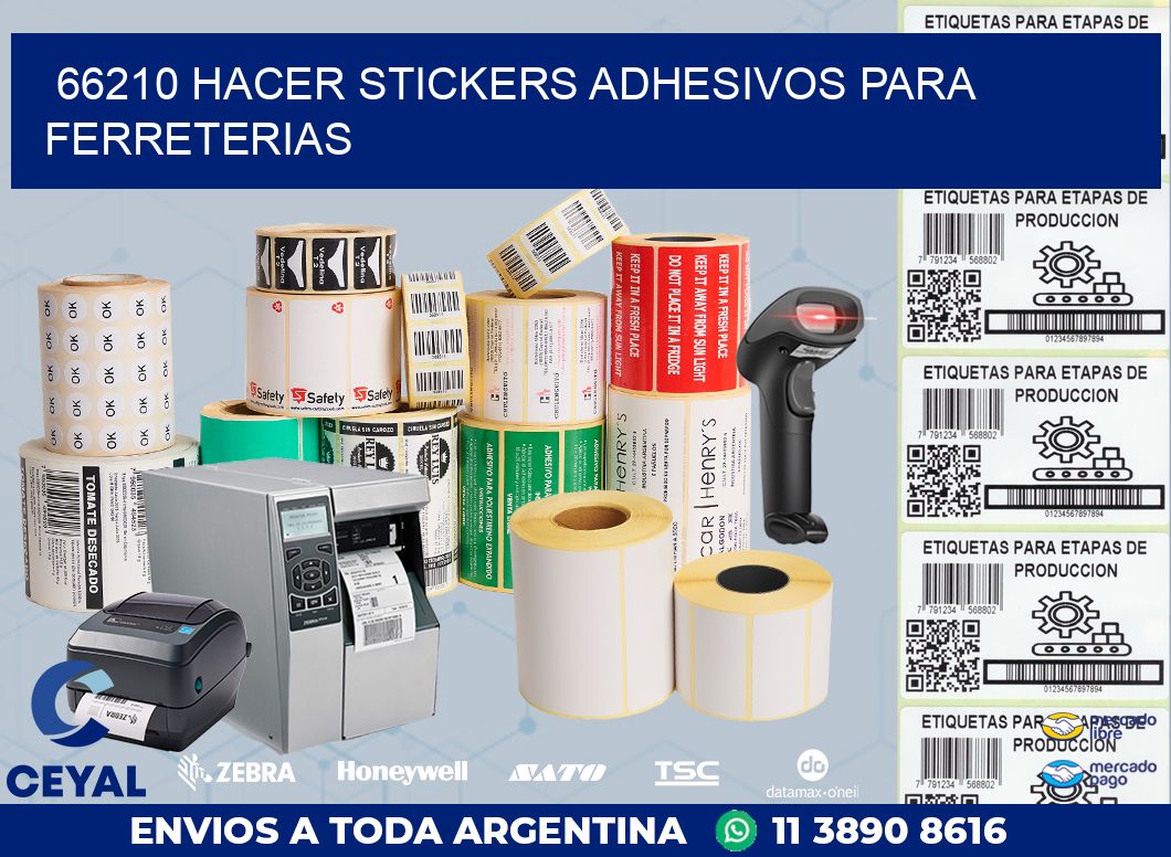 66210 HACER STICKERS ADHESIVOS PARA FERRETERIAS