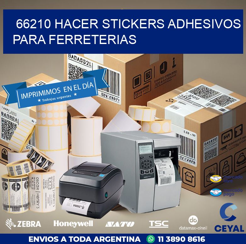 66210 HACER STICKERS ADHESIVOS PARA FERRETERIAS