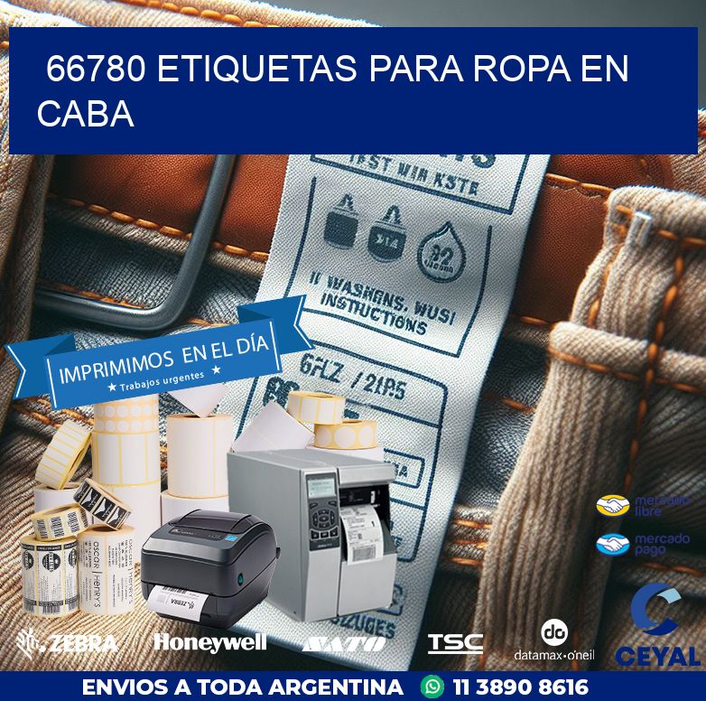 66780 ETIQUETAS PARA ROPA EN CABA
