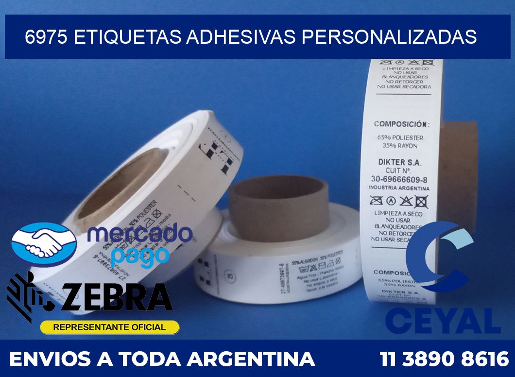 6975 ETIQUETAS ADHESIVAS PERSONALIZADAS