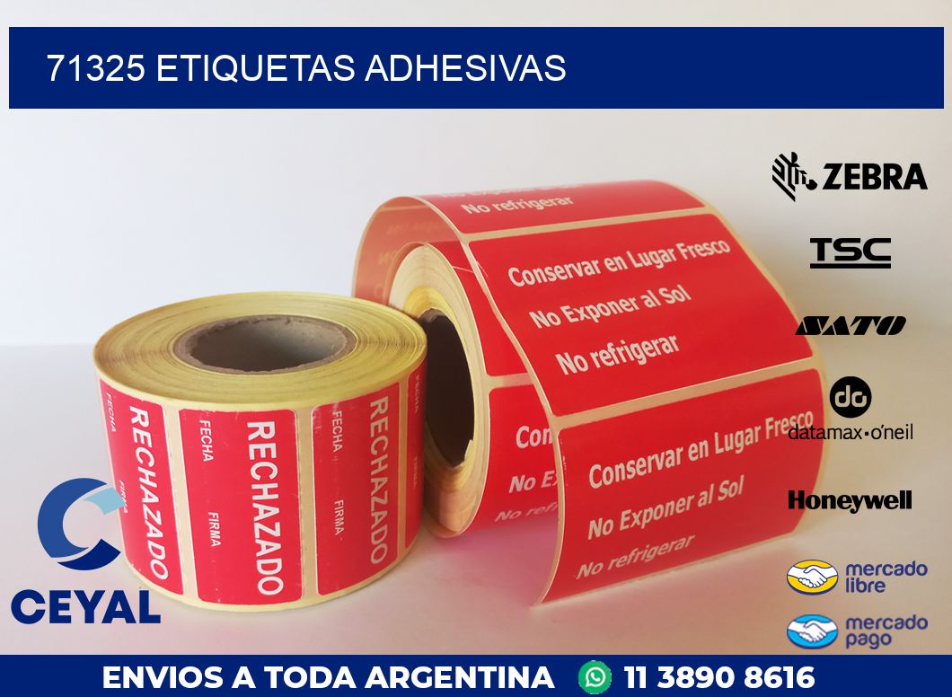 71325 ETIQUETAS ADHESIVAS