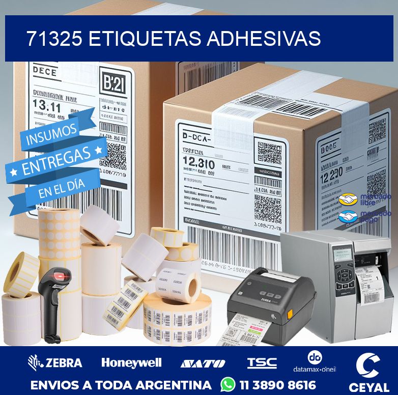 71325 ETIQUETAS ADHESIVAS