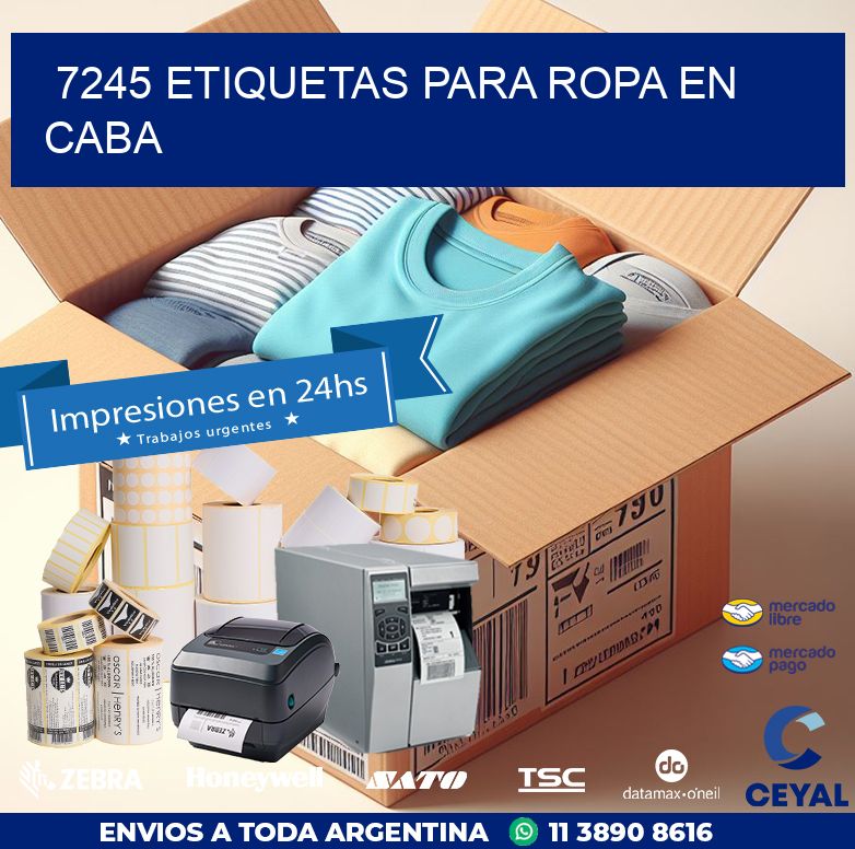 7245 ETIQUETAS PARA ROPA EN CABA