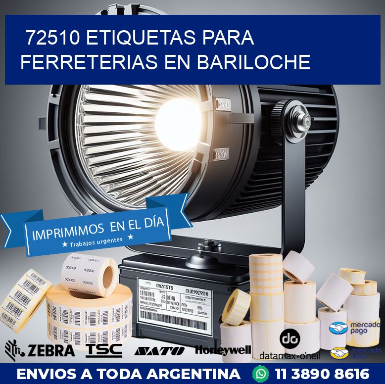 72510 ETIQUETAS PARA FERRETERIAS EN BARILOCHE