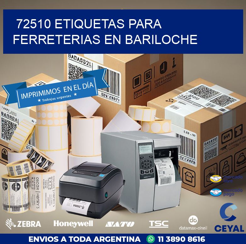 72510 ETIQUETAS PARA FERRETERIAS EN BARILOCHE