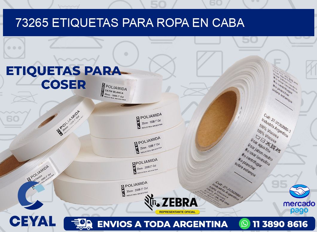 73265 ETIQUETAS PARA ROPA EN CABA