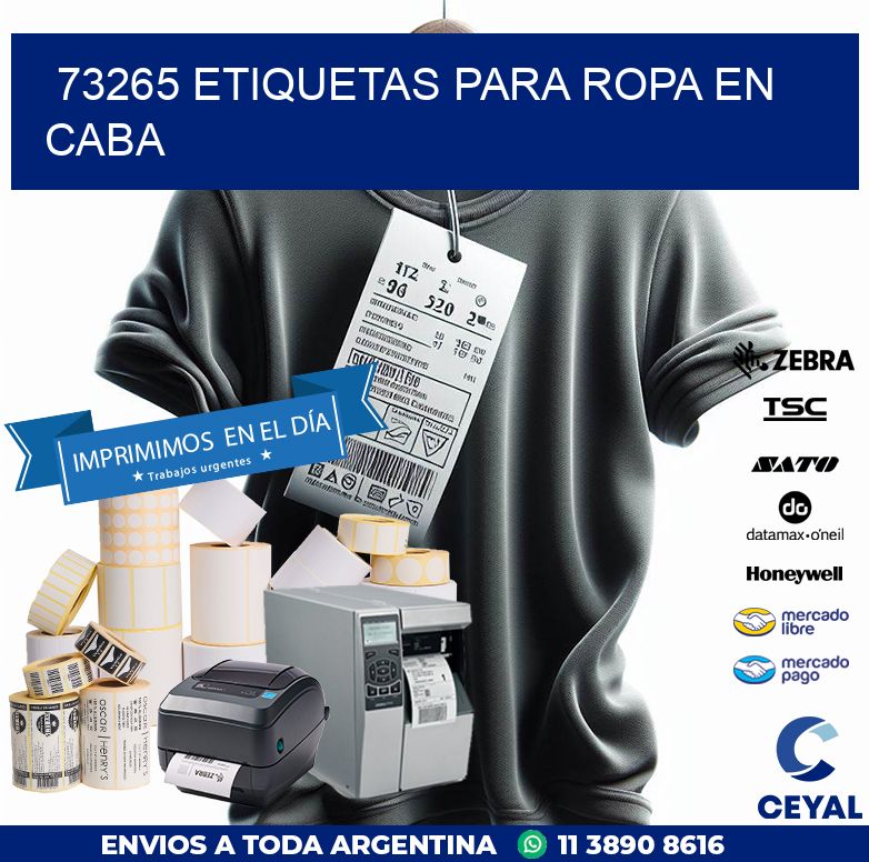 73265 ETIQUETAS PARA ROPA EN CABA