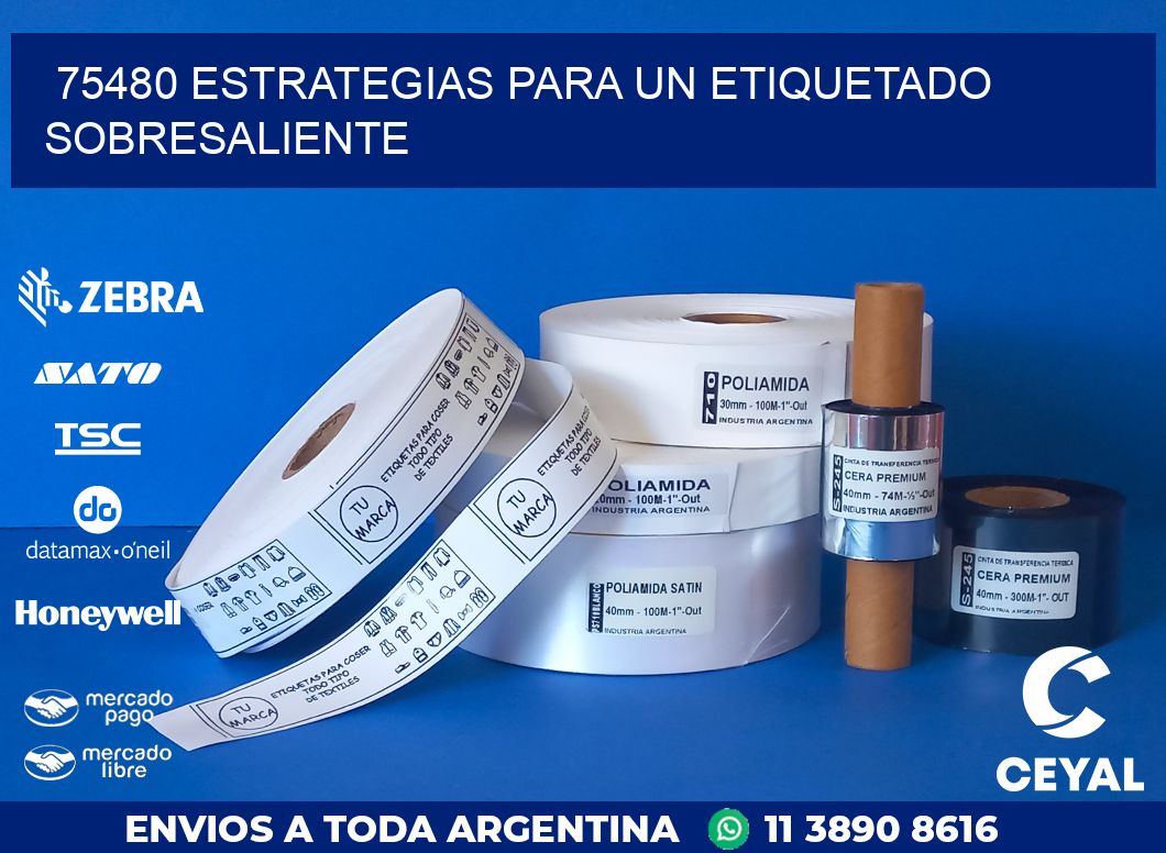 75480 ESTRATEGIAS PARA UN ETIQUETADO SOBRESALIENTE