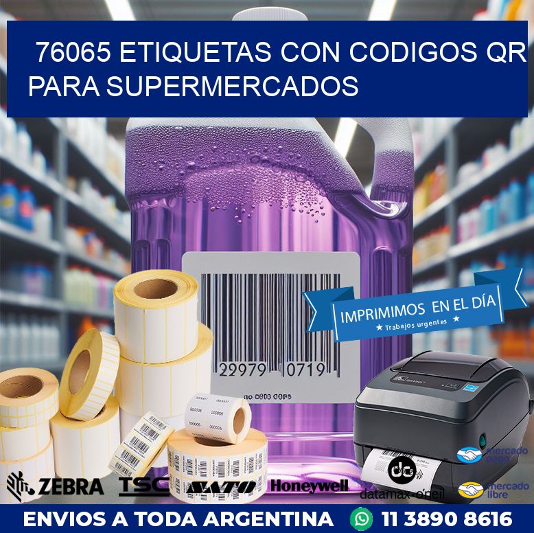 76065 ETIQUETAS CON CODIGOS QR PARA SUPERMERCADOS