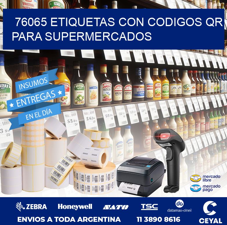 76065 ETIQUETAS CON CODIGOS QR PARA SUPERMERCADOS