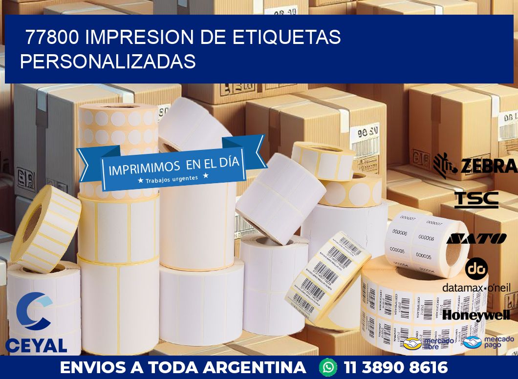 77800 IMPRESION DE ETIQUETAS PERSONALIZADAS