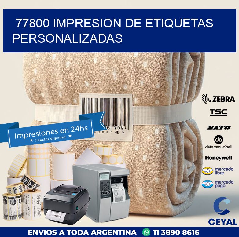 77800 IMPRESION DE ETIQUETAS PERSONALIZADAS