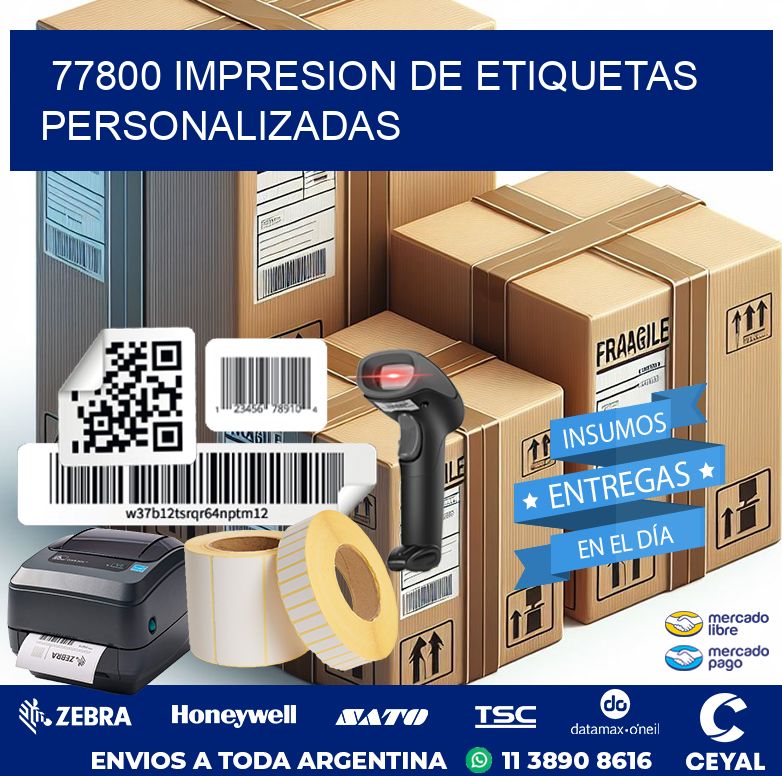 77800 IMPRESION DE ETIQUETAS PERSONALIZADAS