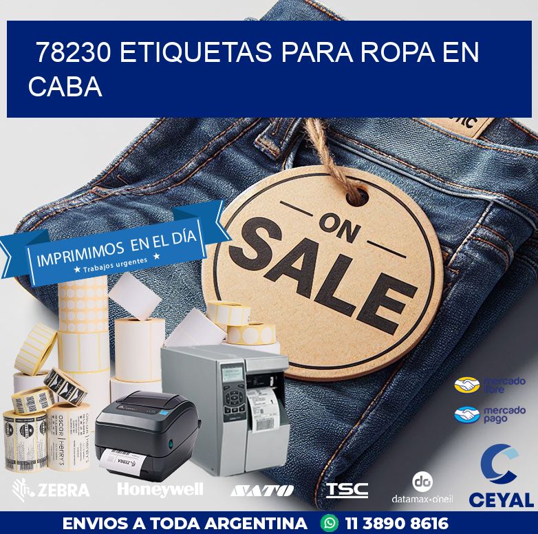 78230 ETIQUETAS PARA ROPA EN CABA