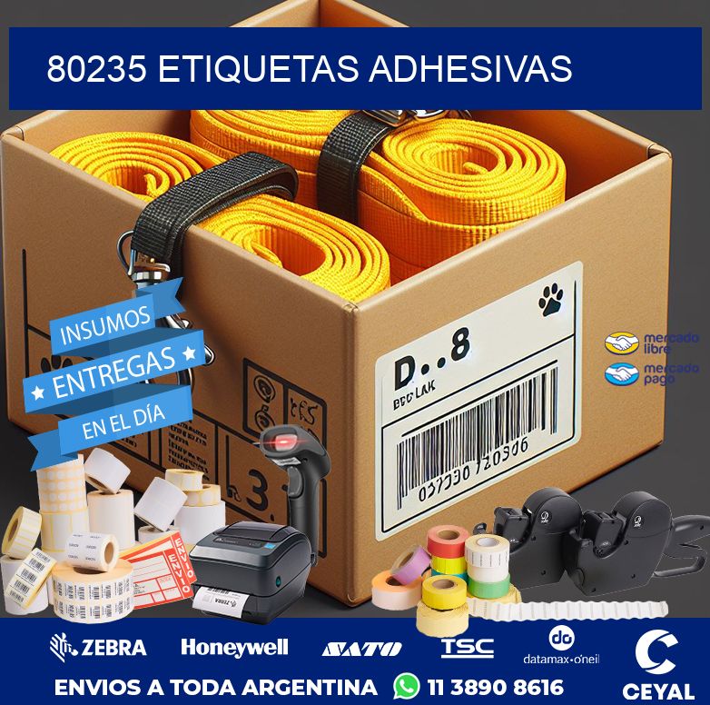 80235 ETIQUETAS ADHESIVAS