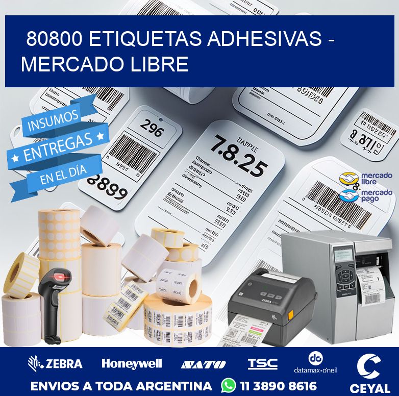80800 ETIQUETAS ADHESIVAS - MERCADO LIBRE