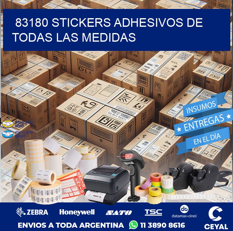 83180 STICKERS ADHESIVOS DE TODAS LAS MEDIDAS