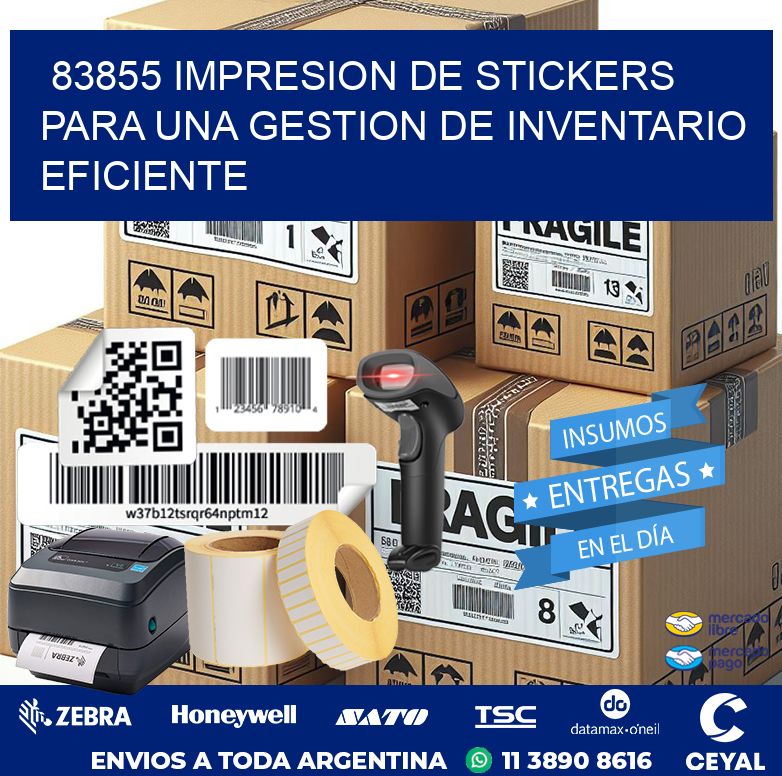 83855 IMPRESION DE STICKERS PARA UNA GESTION DE INVENTARIO EFICIENTE