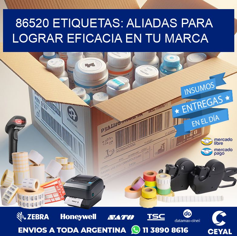 86520 ETIQUETAS: ALIADAS PARA LOGRAR EFICACIA EN TU MARCA