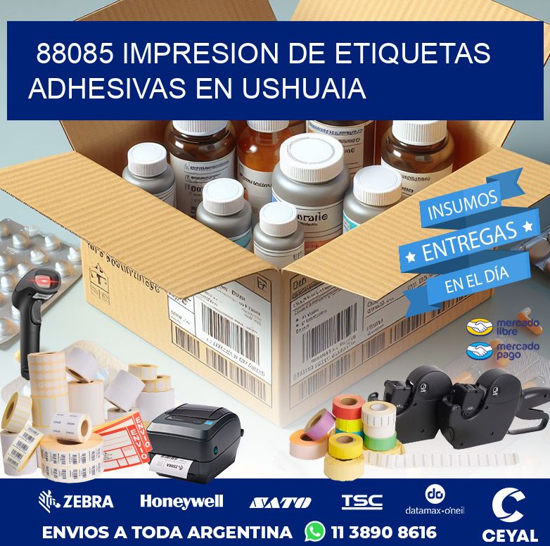 88085 IMPRESION DE ETIQUETAS ADHESIVAS EN USHUAIA