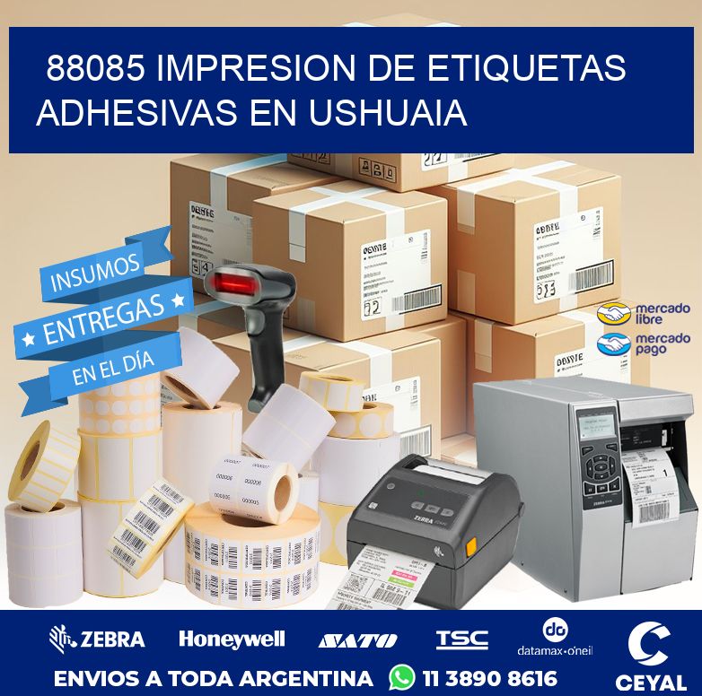 88085 IMPRESION DE ETIQUETAS ADHESIVAS EN USHUAIA