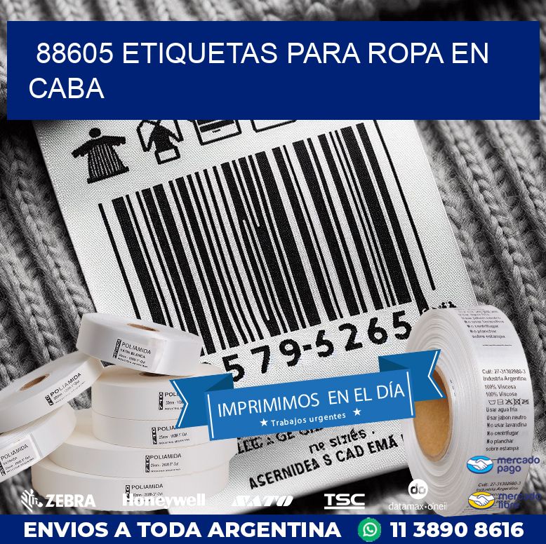 88605 ETIQUETAS PARA ROPA EN CABA