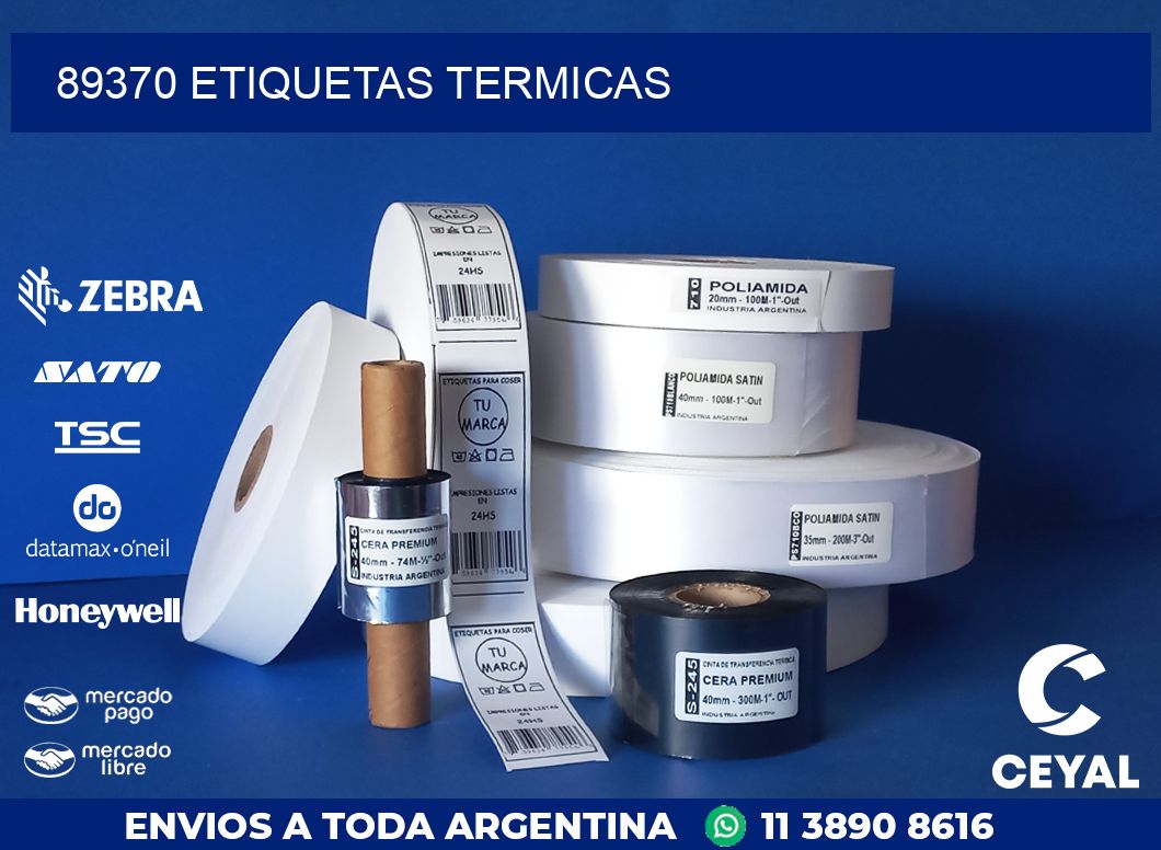 89370 ETIQUETAS TERMICAS