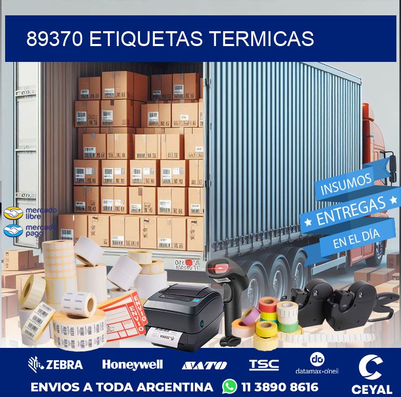 89370 ETIQUETAS TERMICAS