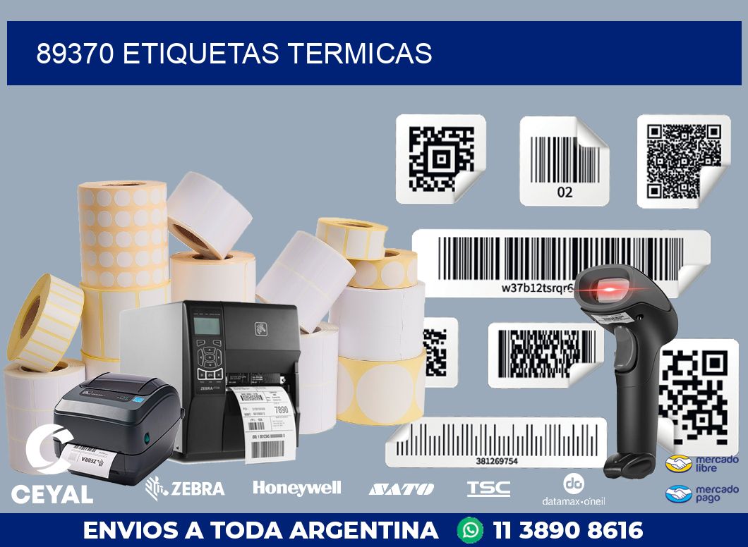 89370 ETIQUETAS TERMICAS
