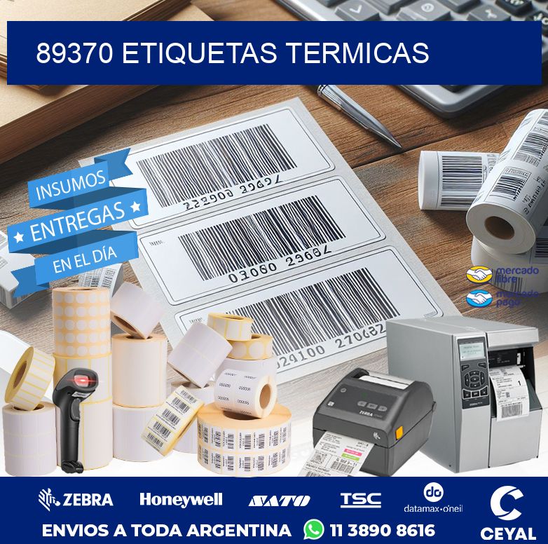 89370 ETIQUETAS TERMICAS