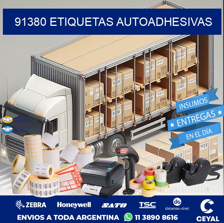 91380 ETIQUETAS AUTOADHESIVAS