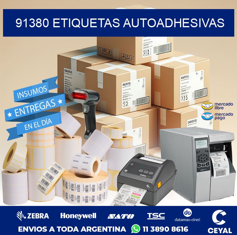 91380 ETIQUETAS AUTOADHESIVAS