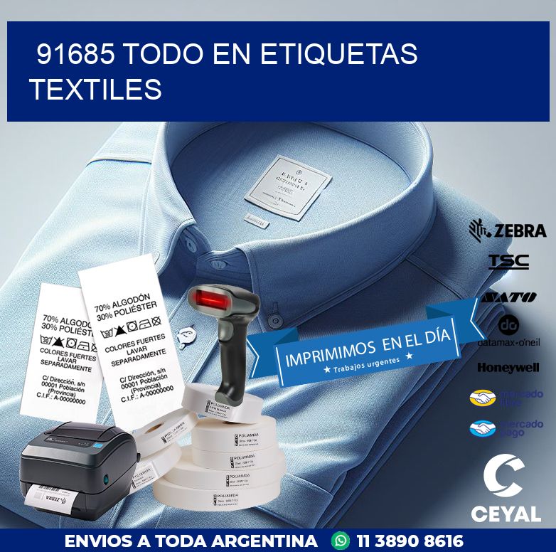91685 TODO EN ETIQUETAS TEXTILES