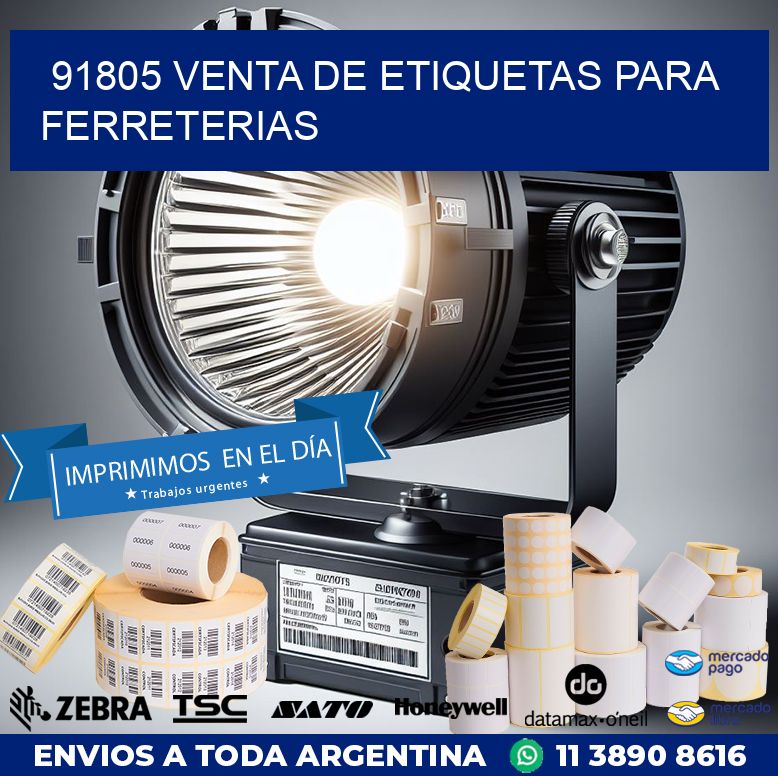 91805 VENTA DE ETIQUETAS PARA FERRETERIAS