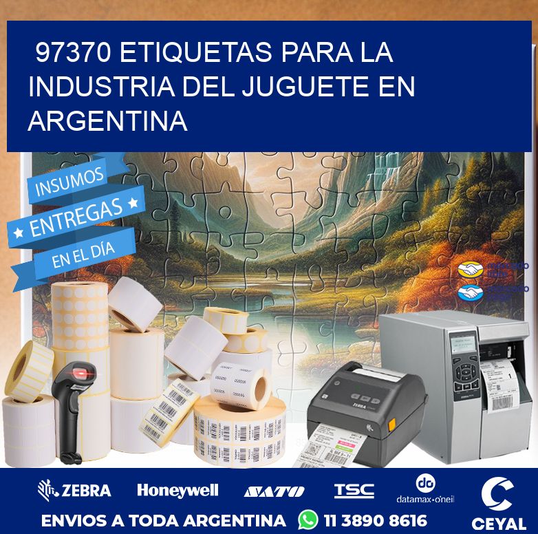 97370 ETIQUETAS PARA LA INDUSTRIA DEL JUGUETE EN ARGENTINA