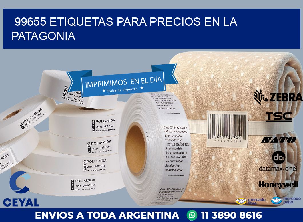 99655 ETIQUETAS PARA PRECIOS EN LA PATAGONIA