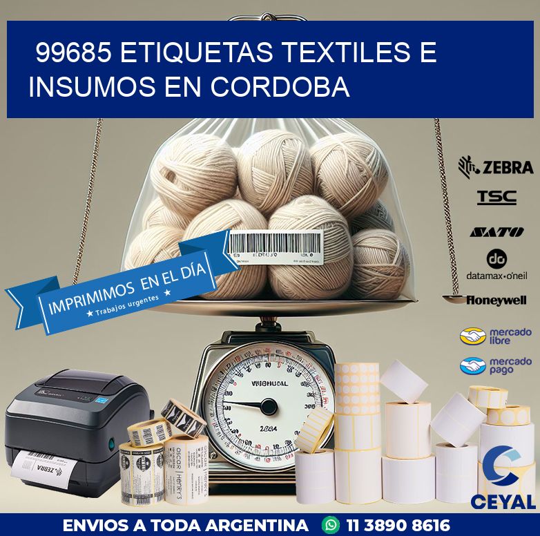 99685 ETIQUETAS TEXTILES E INSUMOS EN CORDOBA