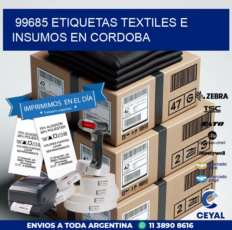 99685 ETIQUETAS TEXTILES E INSUMOS EN CORDOBA