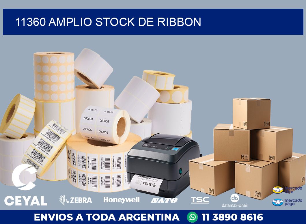 11360 AMPLIO STOCK DE RIBBON
