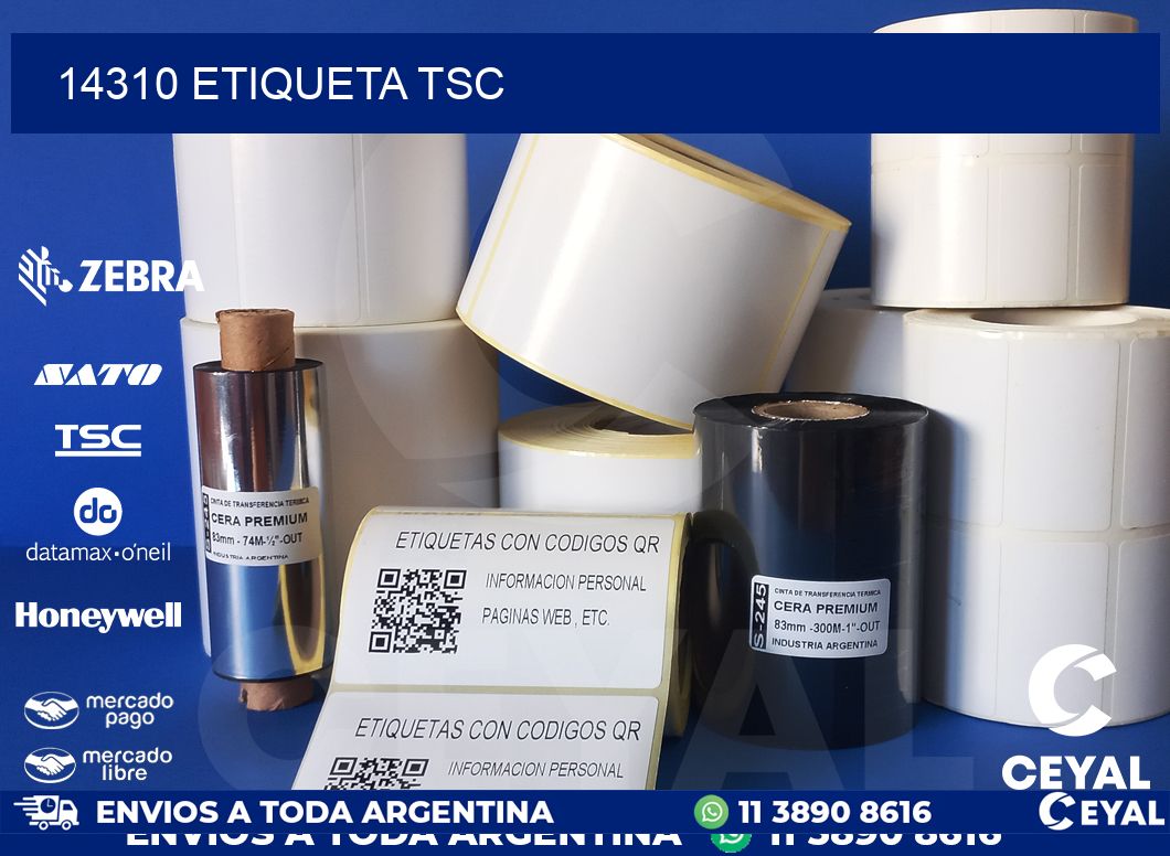 14310 etiqueta tsc