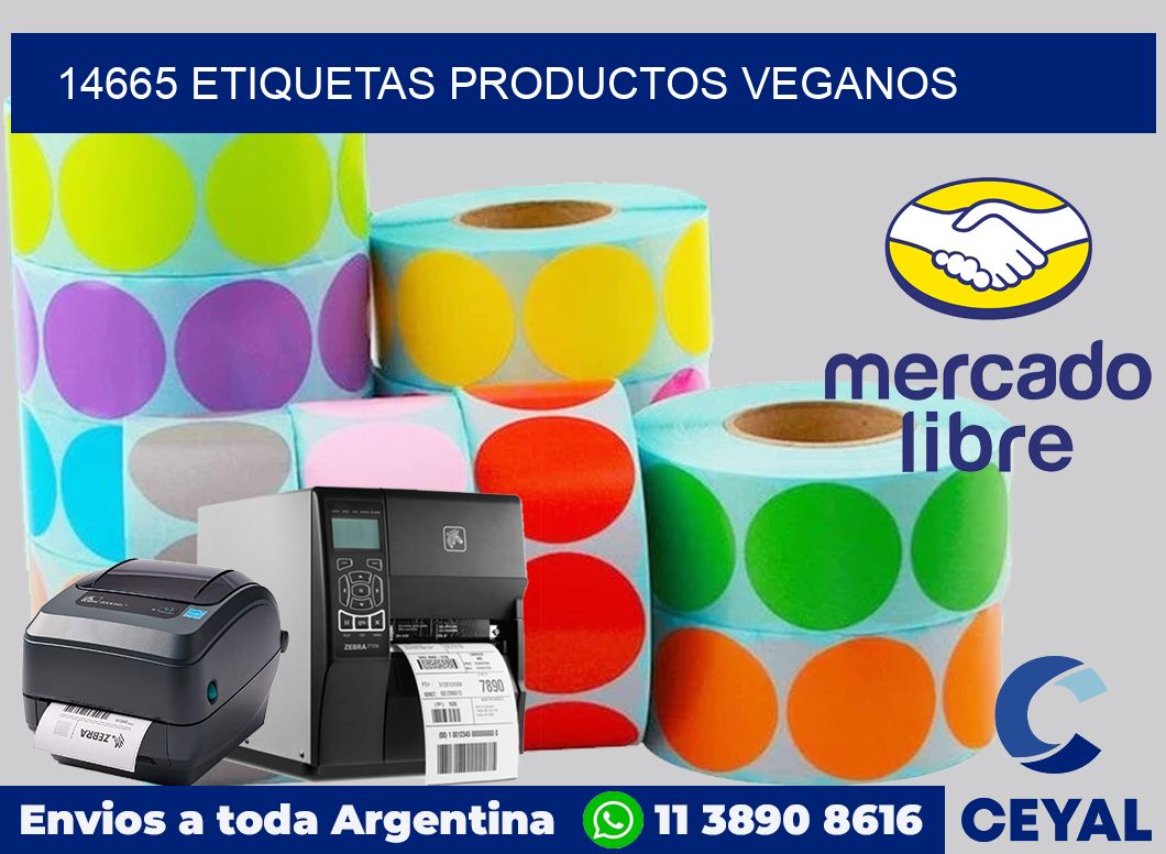 14665 etiquetas productos veganos