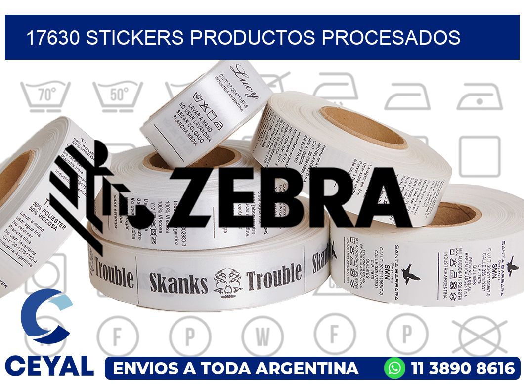 17630 stickers productos procesados