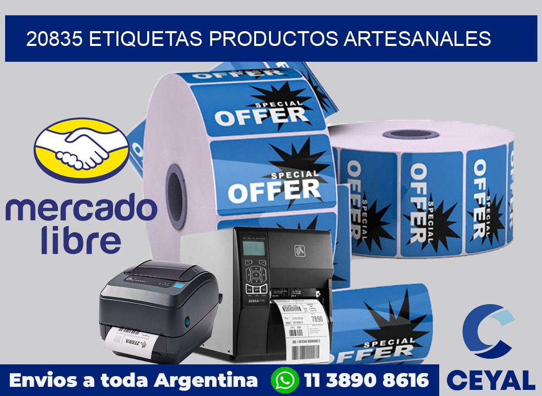 20835 Etiquetas productos artesanales