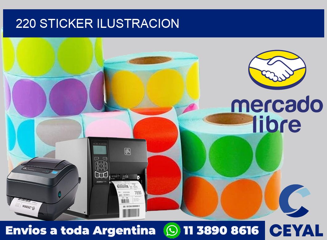 220 STICKER ILUSTRACION