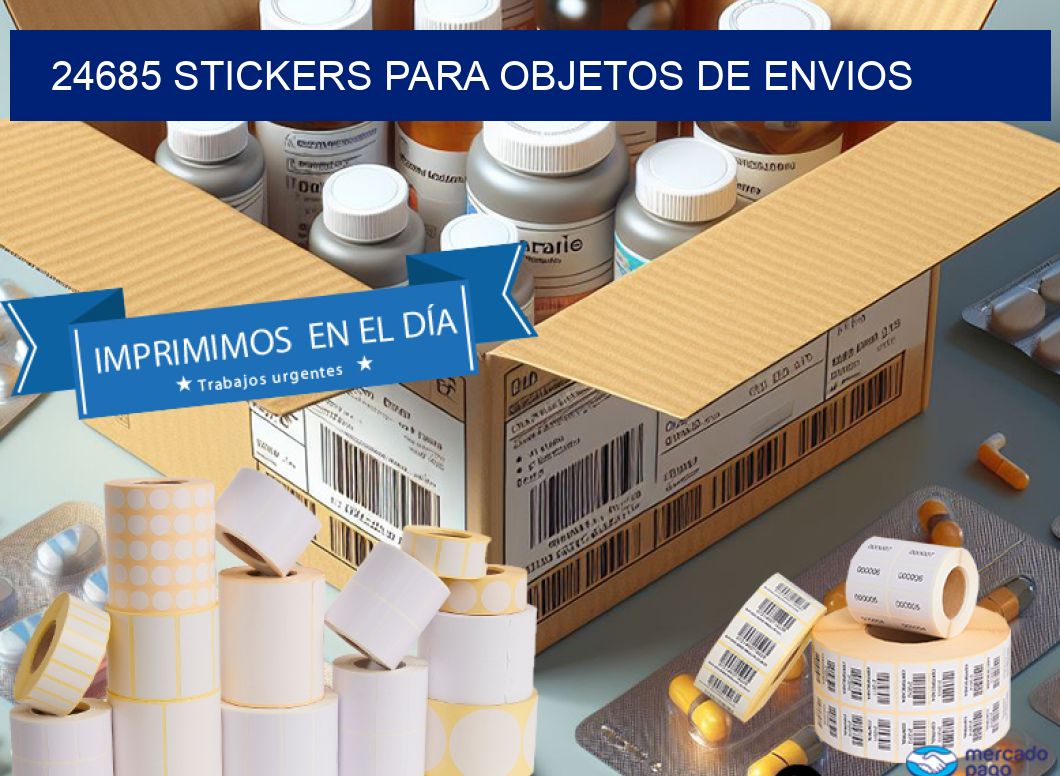 24685 STICKERS PARA OBJETOS DE ENVIOS