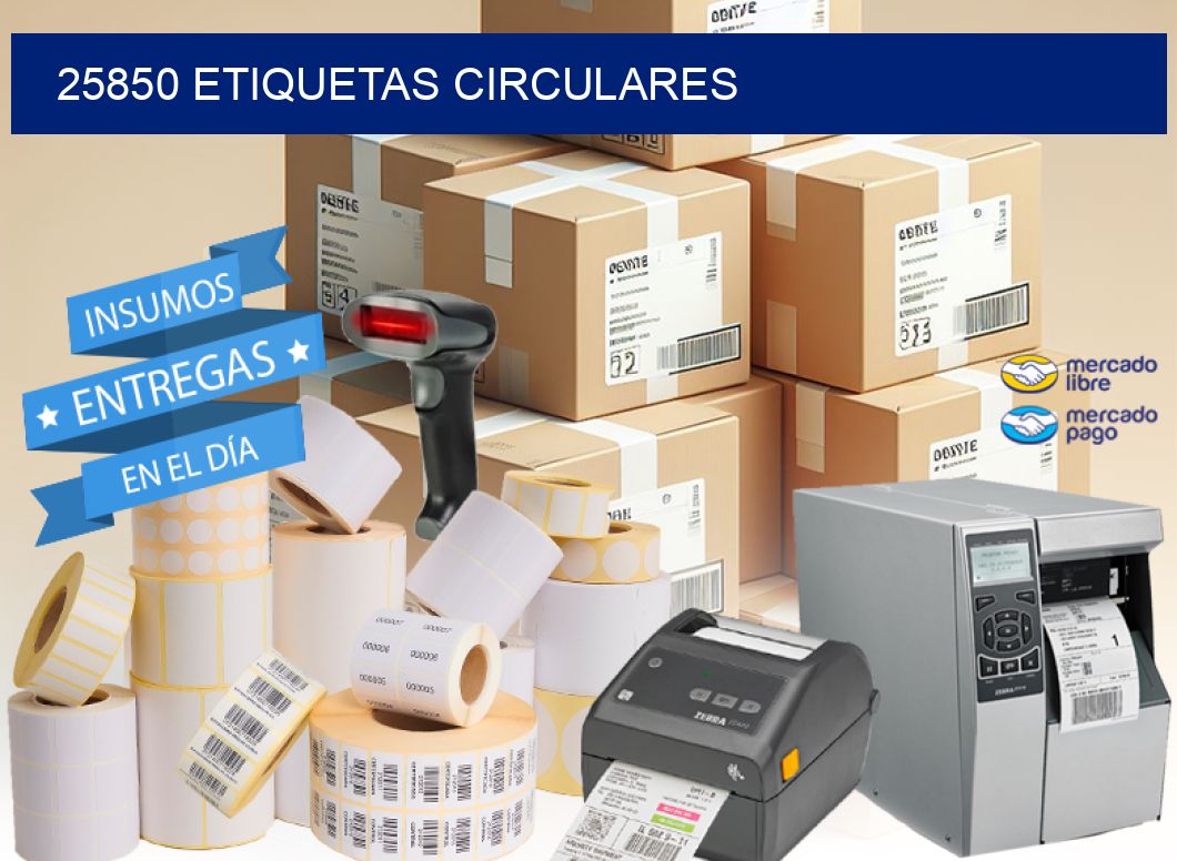 25850 ETIQUETAS CIRCULARES