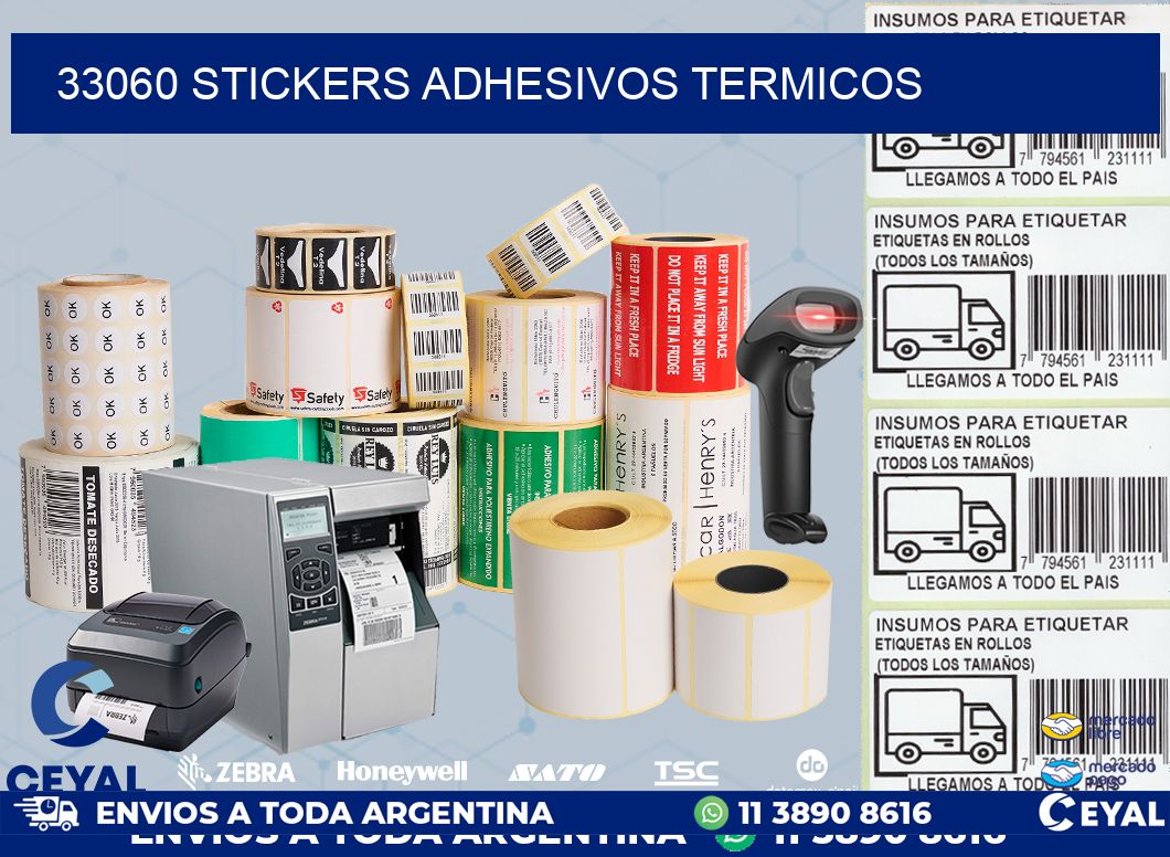 33060 stickers adhesivos termicos