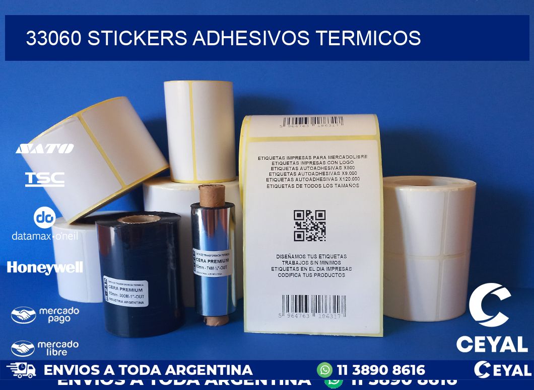 33060 stickers adhesivos termicos