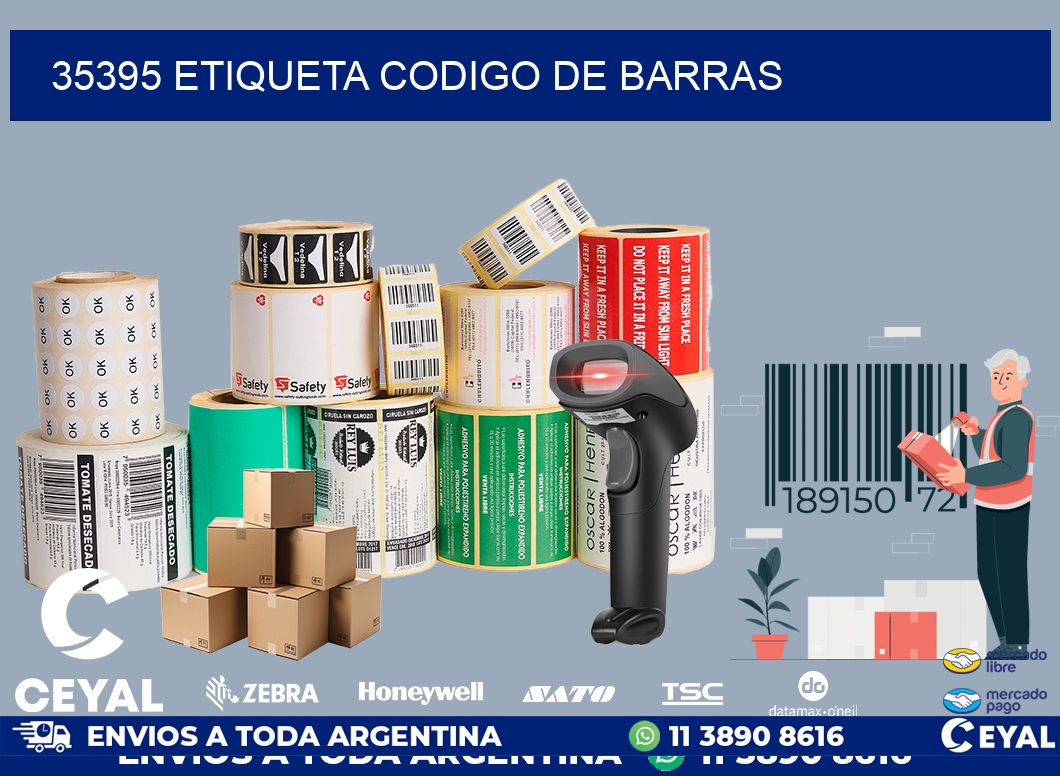 35395 etiqueta codigo de barras