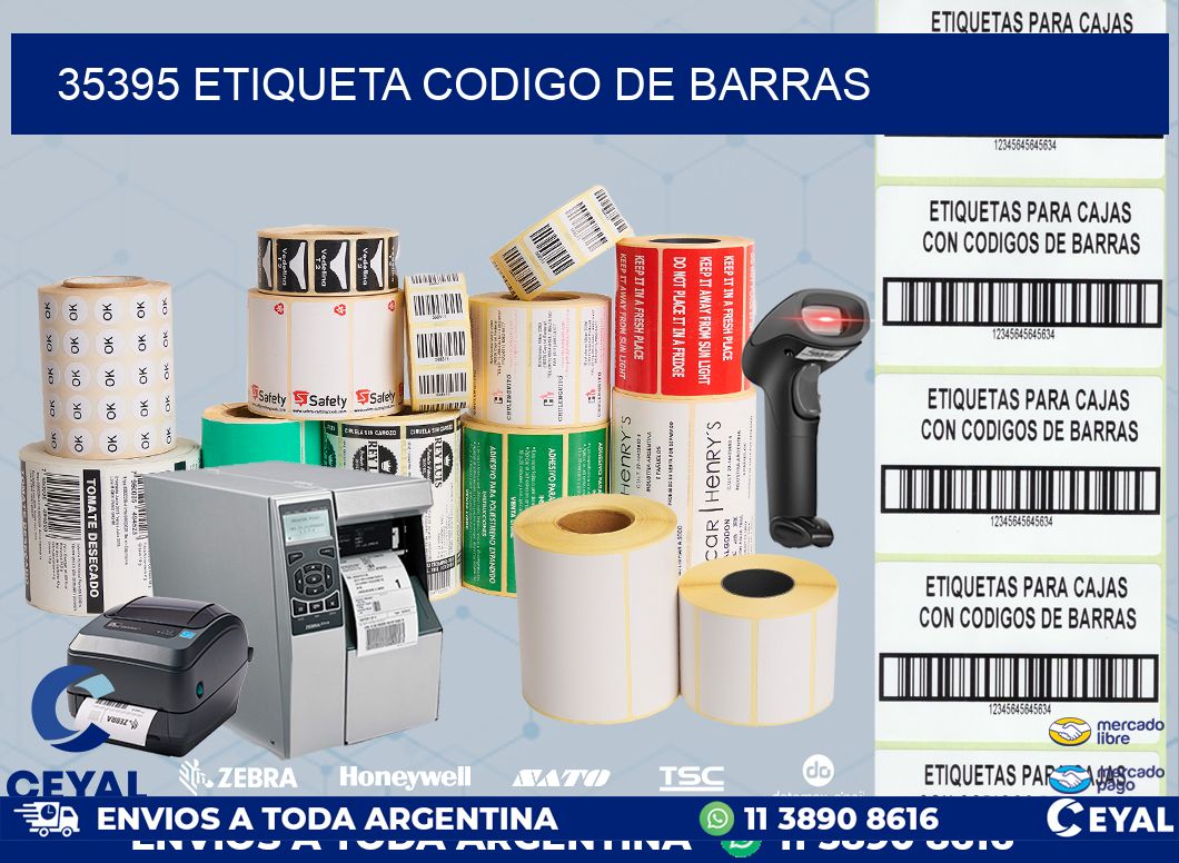 35395 etiqueta codigo de barras